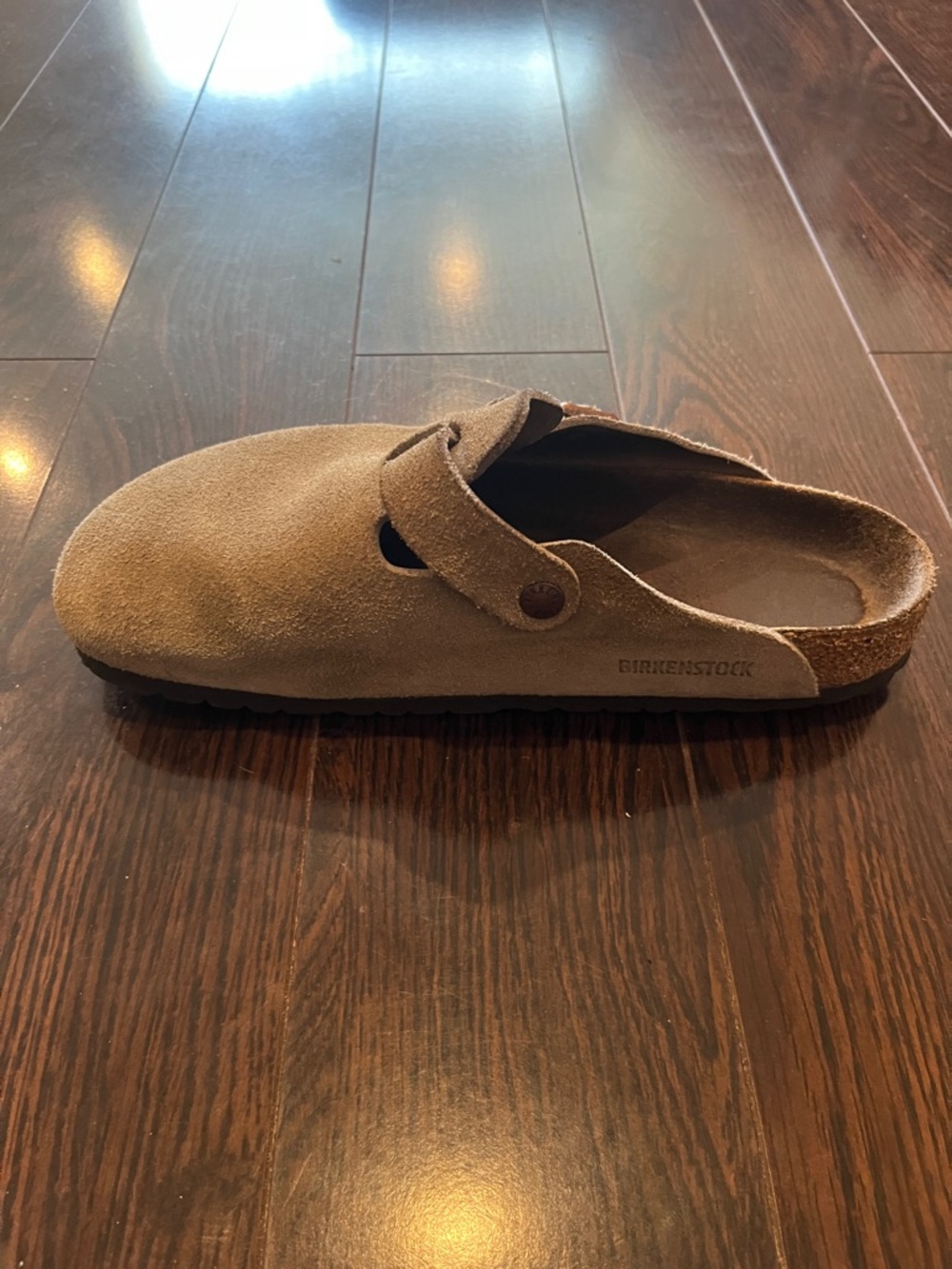 Birkenstock Suede Boston Slip-On Clog - Picture 5 of 8